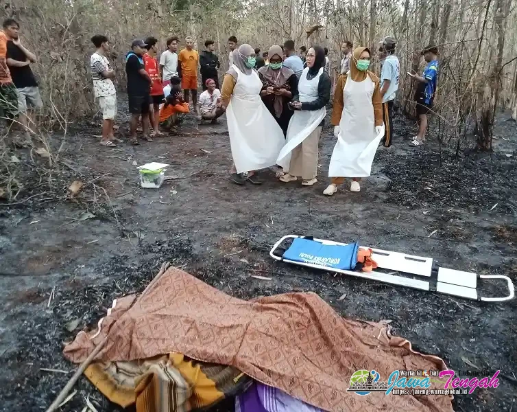 Pergi Keladang, Lansia Ditemukan Tewas Terbakar di Kebun Jati, Polisi Selidiki Penyebabnya