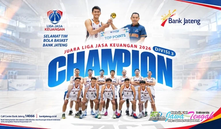 Dominasi Final! Bank Jateng Raih Juara Divisi 3 Liga Jasa Keuangan 2026