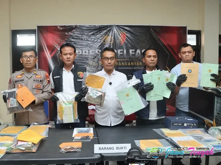 Polres Karanganyar Tetapkan 4 Tersangka Kasus Koperasi Alfa Dinar dan Dinar Mulia