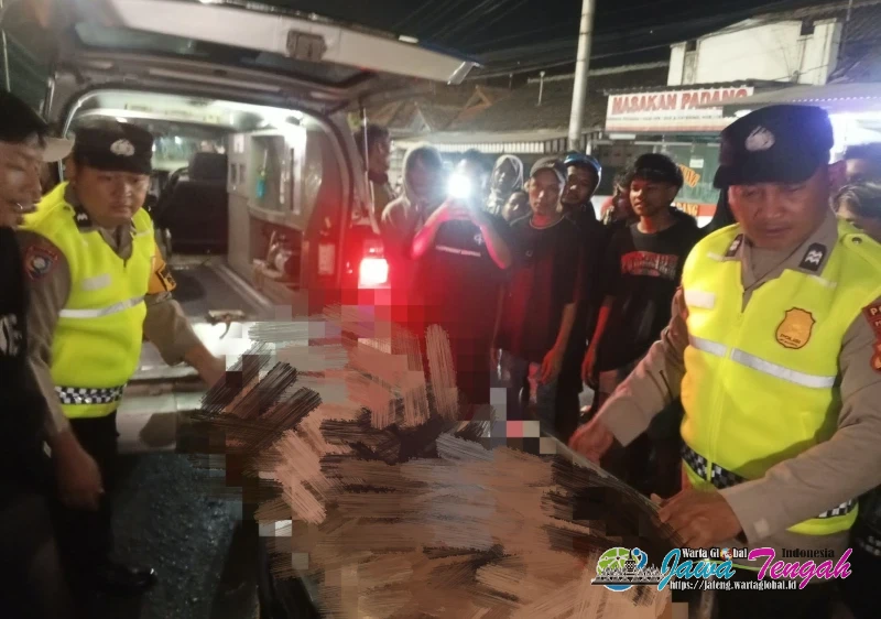 Polres Pekalongan Gercep Amankan TKP Pengeroyokan Pasca Kecelakaan Lalu Lintas di Kedungwuni
