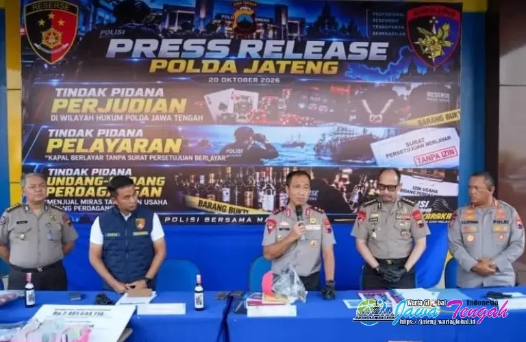 Jaringan Togel di Tiga Wilayah Dibongkar, Polda Jateng Blokir Miliaran Rupiah Rekening Terkait Perjudian