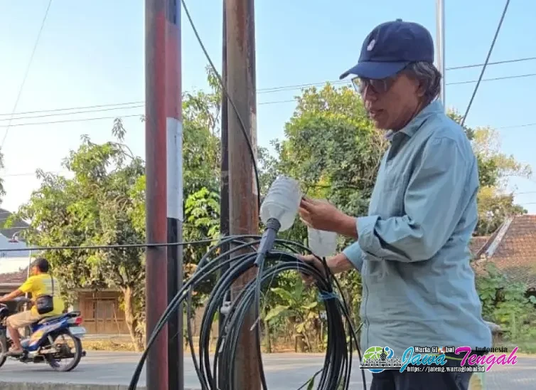 Kabel Fiber Optik Diduga Penyebab Kecelakaan di Tanon, Diskominfo Sragen Telusuri Pemiliknya
