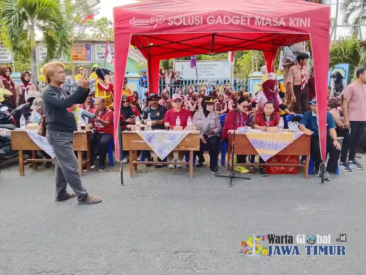 Lomba Gerak Jalan Tingkat SD/MI Kecamatan Kertosono Memeriahkan HUT RI ke-81, 92 Peserta Tunjukkan Semangat Nasionalisme Lomba Gerak Jalan Tingkat SD/MI Kecamatan Kertosono Memeriahkan HUT RI ke-81, 92 Peserta Tunjukkan Semangat Nasionalisme
