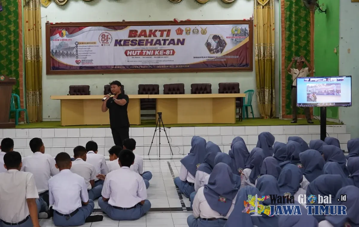Sambut HUT TNI Ke-81, Kodim Bojonegoro bersama Polkes bekali Ratusan Pelajar Jurus Penyelamat 'AMAN–CPR'