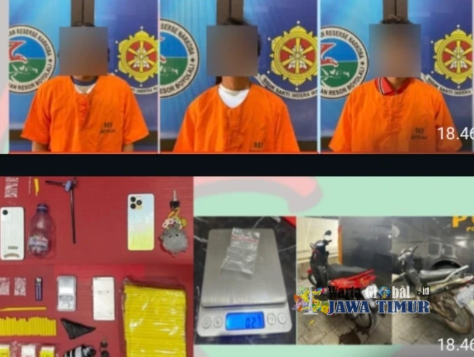 Polres Boyolali Tangkap Tiga Pengedar Sabu