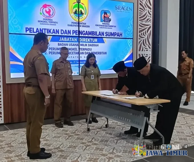 Bupati Sragen Minta Dua BUMD Benahi Tata Kelola dan Perkuat Kinerja