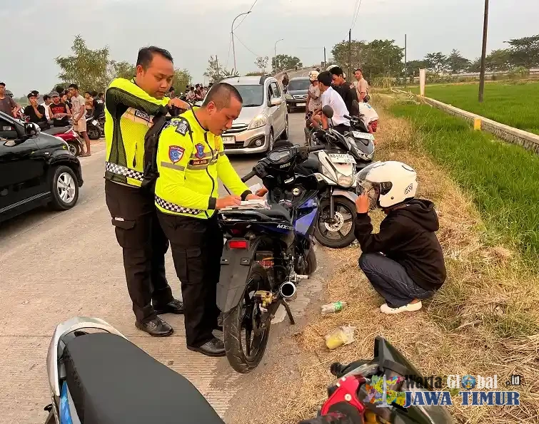 Polres Karanganyar Jaring 127 Motor dalam Penindakan Diduga Balap Liar dan Knalpot Brong di Kebakkramat