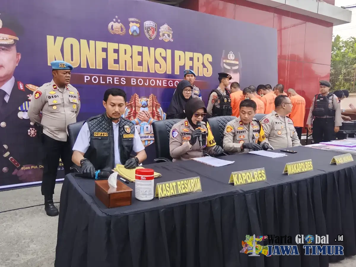 ​Operasi Sikat Semeru 2026 Polres Bojonegoro Bekuk 11 Tersangka, Target Operasi Tuntas 100 Persen