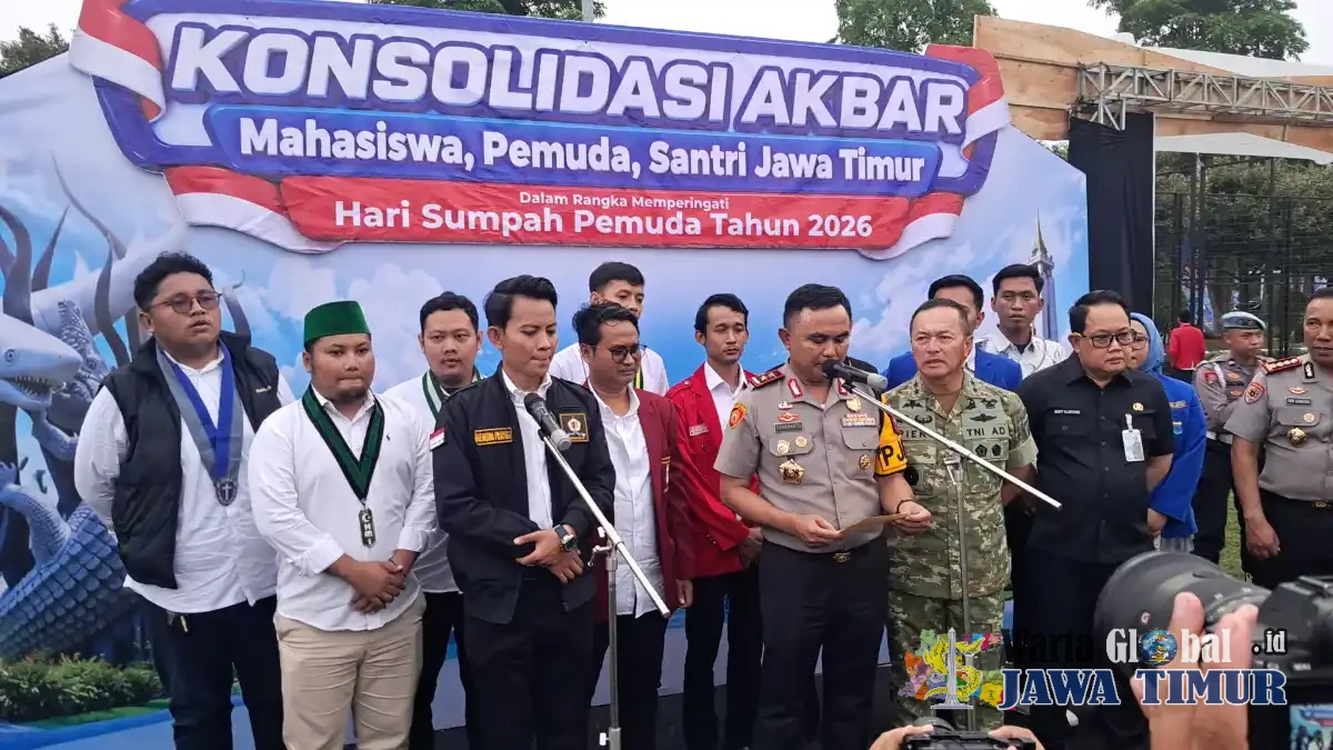 HARI SUMPAH PEMUDA 2026: KAPOLDA DAN PANGDAM BERSAMA RIBUAN AKTIVIS DI MAPOlDA JATIM, GAUNGKAN PERSATUAN  MASA DEPAN INDONESIA SATUKAN KOMITMEN KEBANGSAAN