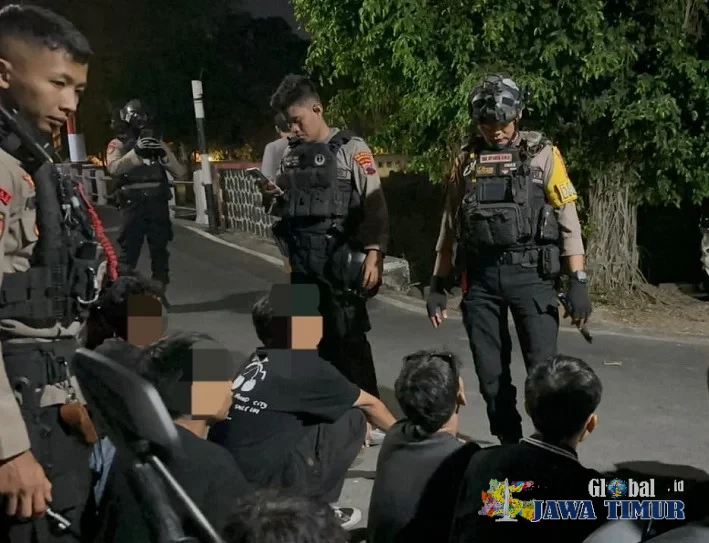 Cegah Bentrokan Suporter Pelajar, Tim Sparta Polresta Surakarta Amankan 17 Pelajar dan 19 Sepeda Motor