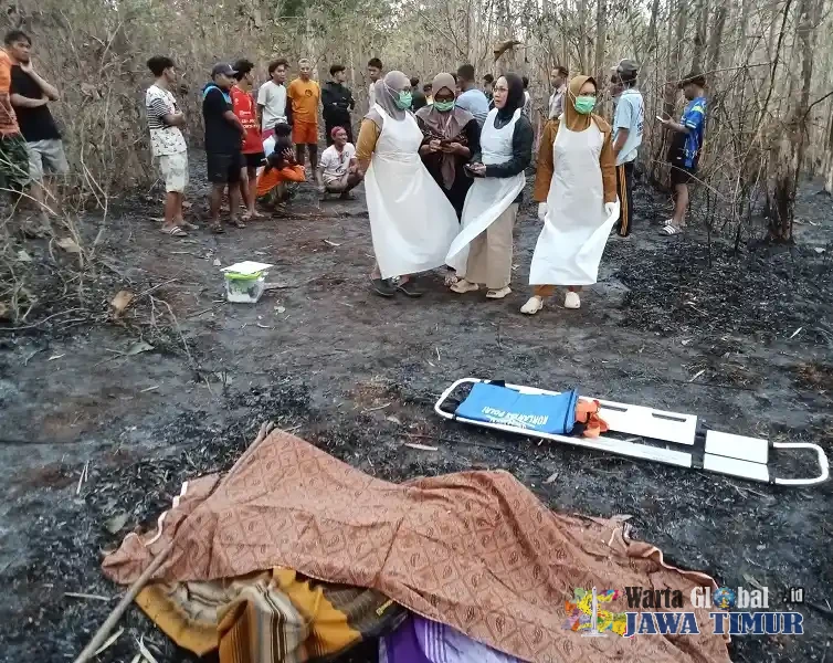 Pria Lansia Ditemukan Tewas Terbakar di Kebun Jati Karanganyar, Polisi Selidiki Penyebabnya
