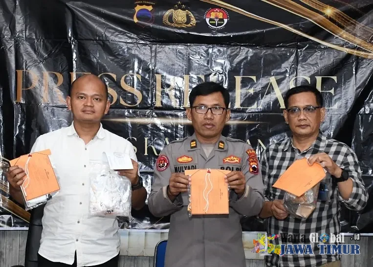 Polres Karanganyar Ungkap Dua Kasus Narkotika, 35,95 Gram Sabu Disita