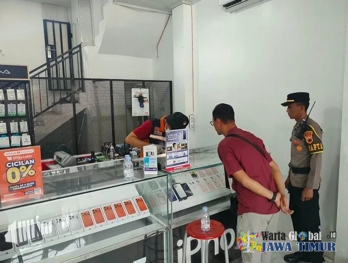 Konter HP di Sragen Dibobol Maling, Ponsel Android hingga iPhone Senilai Rp250 Juta Raib