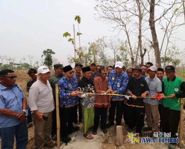 Resmikan Jalan Usaha Tani, Bupati Sragen; Pembangunan Dibiayai Dana Bagi Hasil Cukai Tembakau