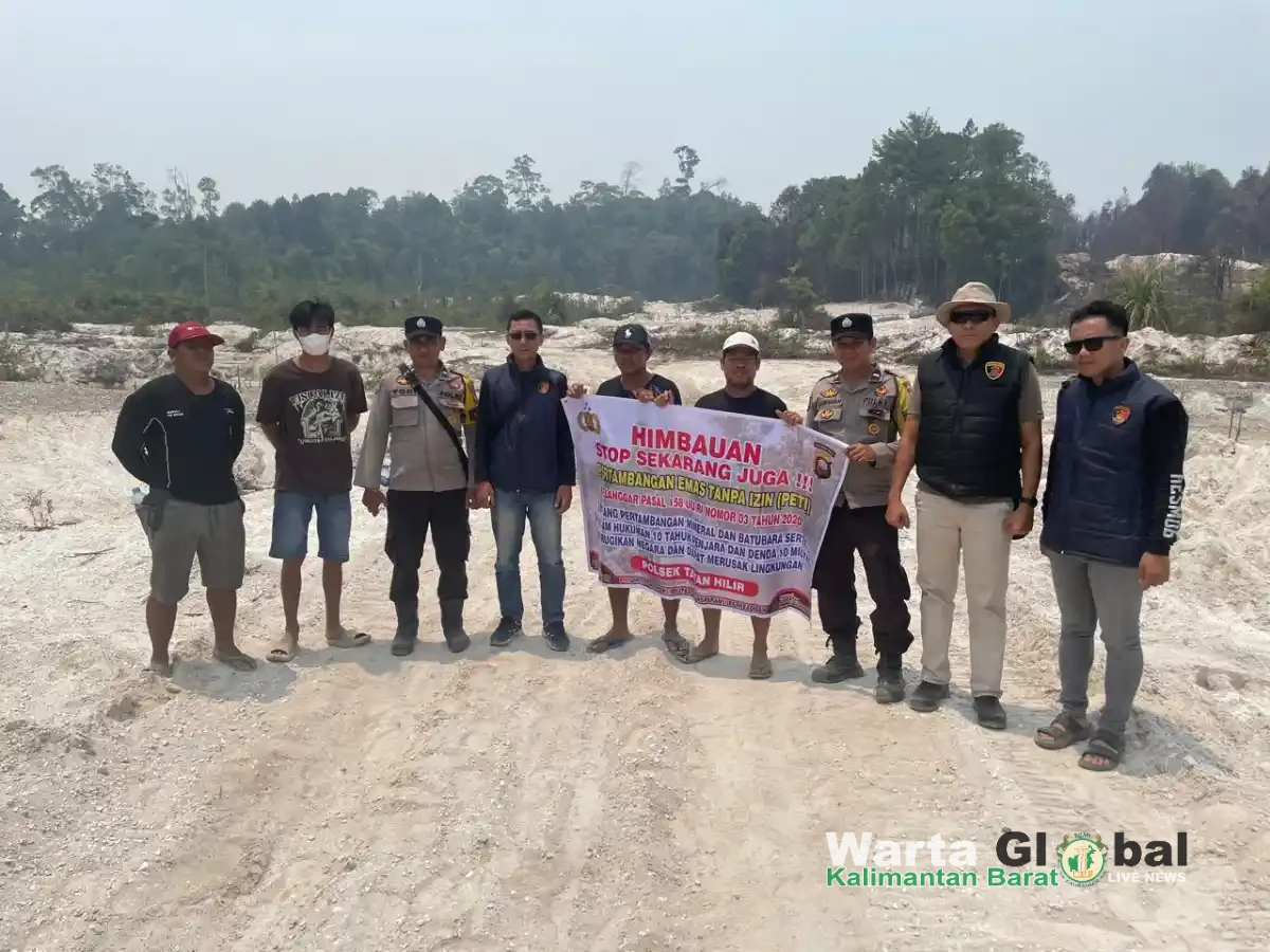 Sat Reskrim Polres Sanggau Cek Dugaan Aktivitas PETI di Tayan Hilir, Polisi Pastikan Tak Ada Penambangan Berlangsung