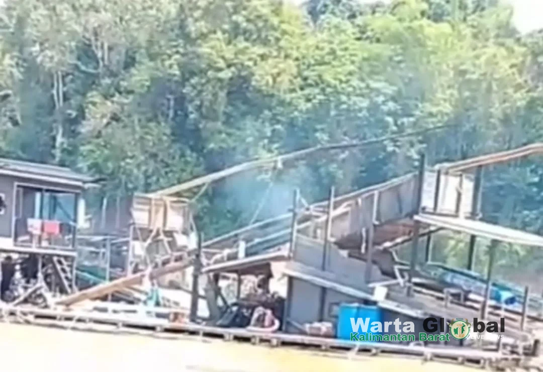 Ratusan Lanting JEK Diduga Kuasai Sungai Kapuas, Warga Desak Polda Kalbar Lakukan Operasi Besar-besaran