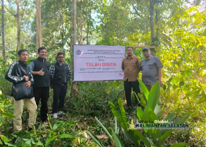 Penyidik Kanwil DJP Kalselteng Sita Lima Bidang Tanah Tersangka Kasus Perpajakan