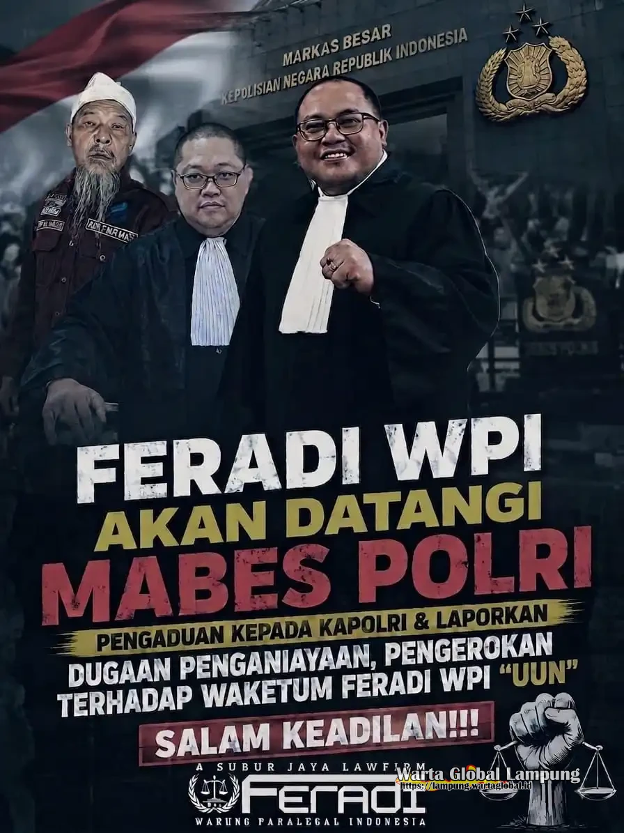 Terduga Dalang Pengroyok dan Penculik dirinya tak tersentuh Hukum, UUN Meradang. SUBUR JAYA LAWFIRM - FERADI WPI kawal UUN akan Lapor ke Kapolri & Kabareskrim