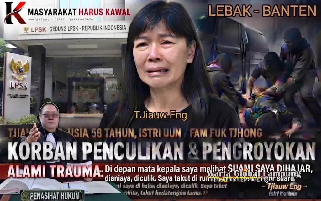 Melihat Suami Dihajar & Dibawa Paksa, istri Fam Fuk Tjhong/UUN berlinang air mata, trauma berat, Kini Suara Ketukan Pintu jadi teror