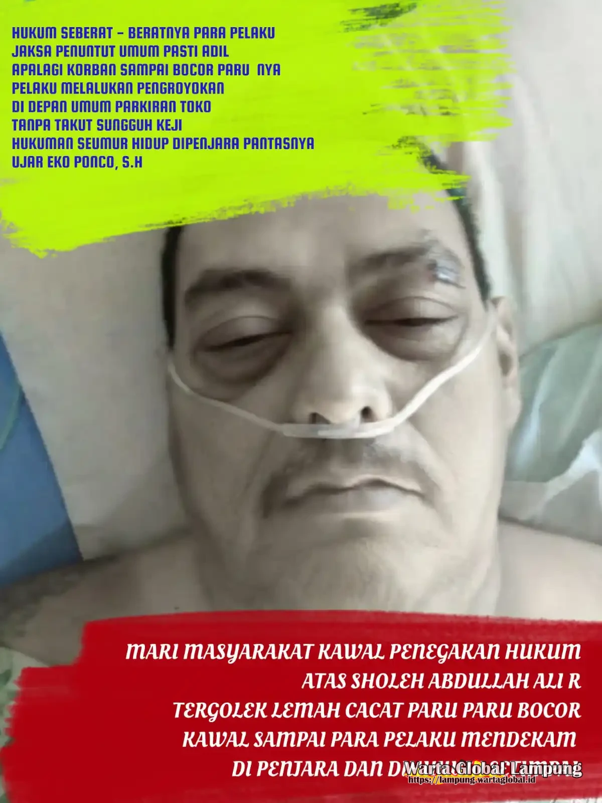 Masyarakat Kawal Kasus Penganiayaan M. Sholeh, FERADI WPI Desak Proses Hukum Berjalan Transparan Masyarakat Kawal Kasus Penganiayaan M. Sholeh, FERADI WPI Desak Proses Hukum Berjalan Transparan