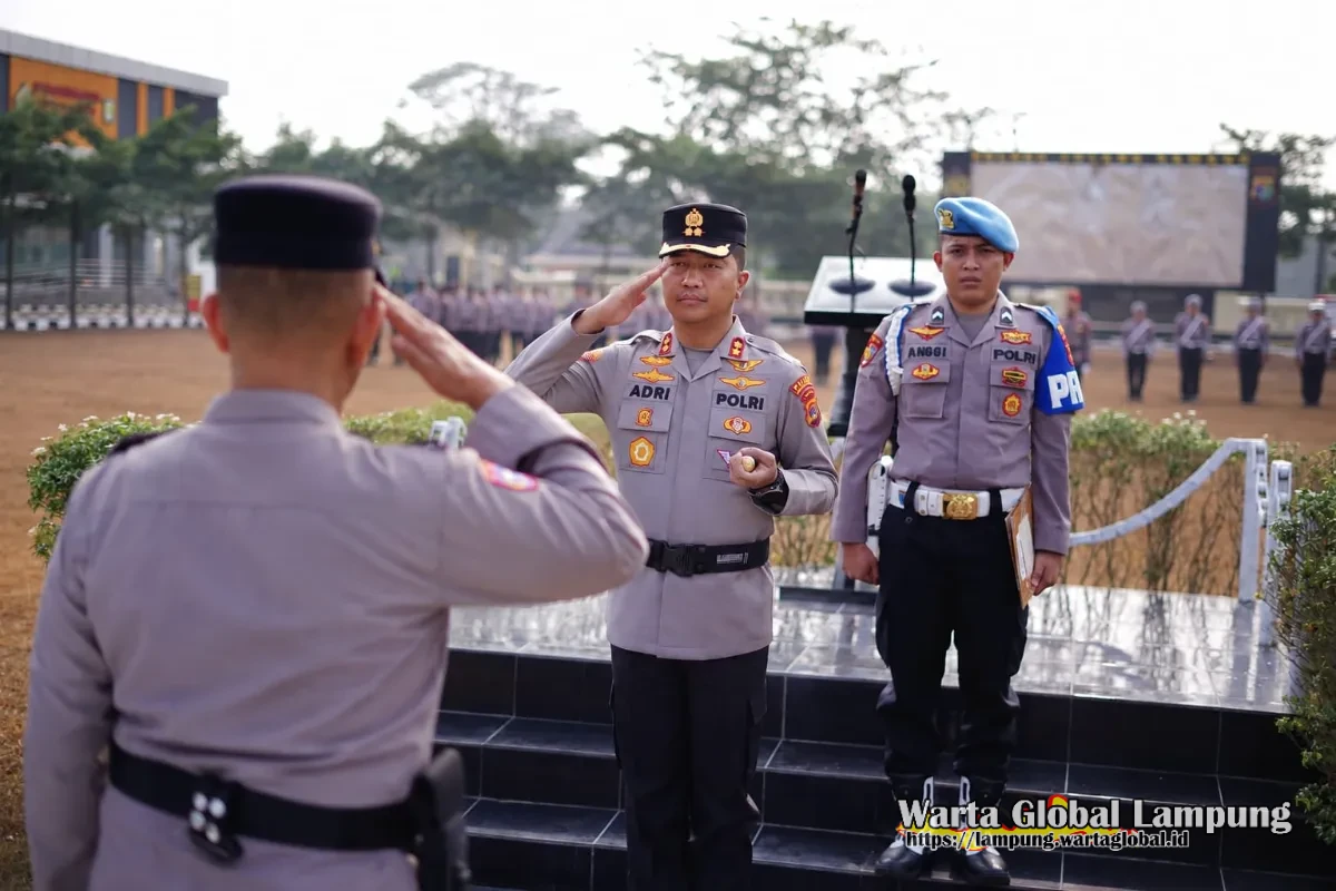 Semangat Haornas ke 43, membara di polres tulang bawang,