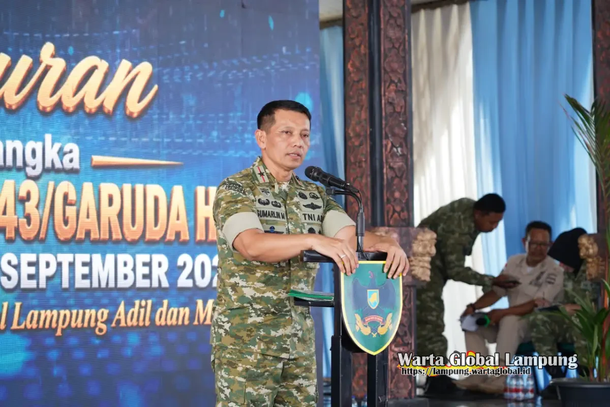 79 Tahun Mengabdi, Korem 043/Gatam Teguhkan Komitmen Pengabdian untuk Lampung