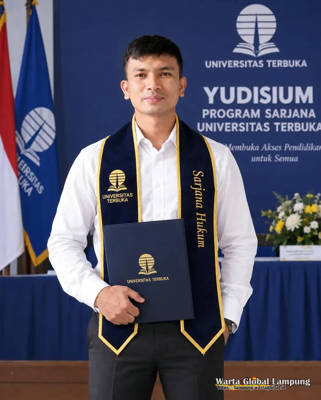 Giwa Govalensa Limbong,SH EX Ketua Pertama BEM Gema Hutba, Anggota FERADI WPI, Raih Kelulusan Yudisium Tepat Waktu Dengan Predikat Memuaskan