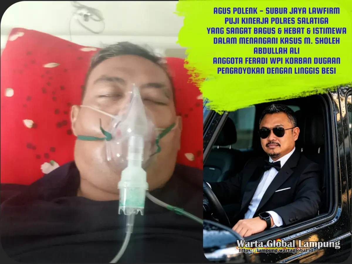 Kinerja Polres Salatiga dalam Perkara Sholeh sangat Istimewa, Bagus, Top & Profesional, Menuai Pujian dari Agus Polenk Kinerja Polres Salatiga dalam Perkara Sholeh sangat Istimewa, Bagus, Top & Profesional, Menuai Pujian dari Agus Polenk