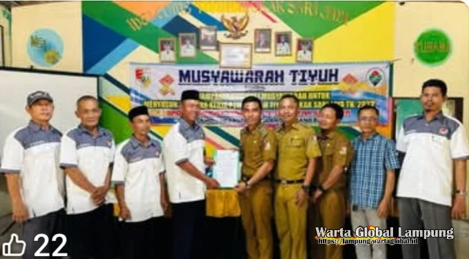 PEMERINTAH
TIYUH MEKAR SARI JAYA - MELAK SANAKAN MUSDES
GUNA MUSYAWARA DESA
TAHUN 2027 MENDATANG PEMERINTAH
TIYUH MEKAR SARI JAYA - MELAK SANAKAN MUSDES
GUNA MUSYAWARA DESA
TAHUN 2027 MENDATANG