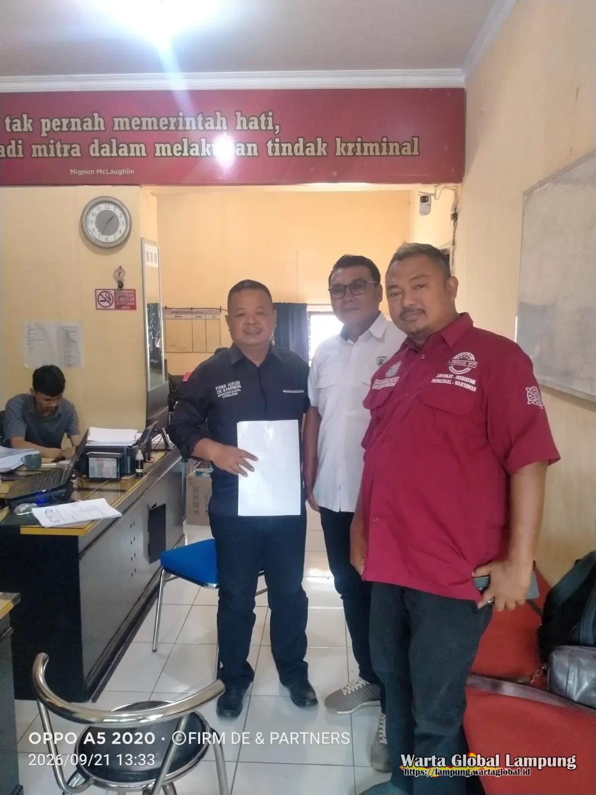 Kinerja Polres Salatiga Dipuji Agus Polenk FERADI WPI dalam Kesigapan Penanganan Korban Pengroyokan M. Sholeh Abdullah R.