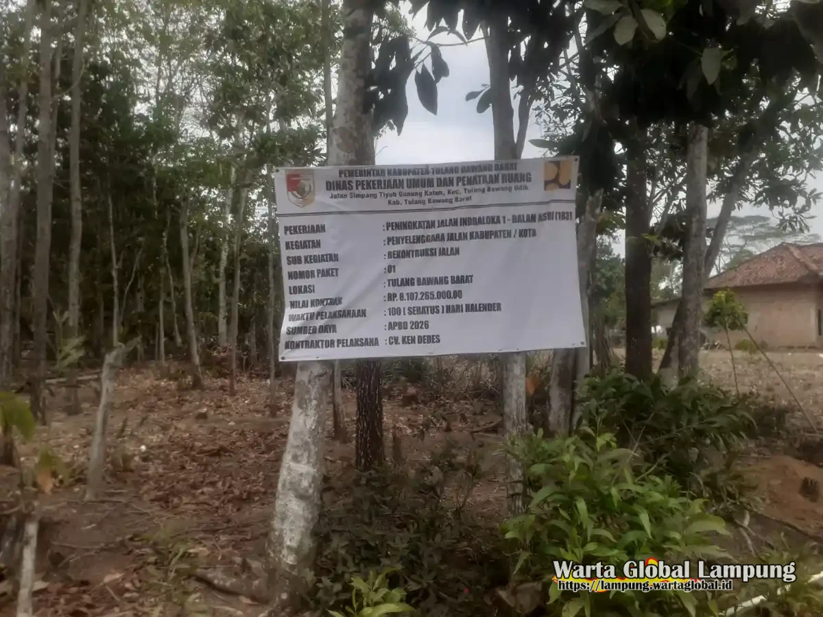 Warga Terimakasih Kepada perintah Daerah  Telah Mebanggun Jalan Aspal Hotmix Akan Dibangun Di Tiyuh way kenaga
Redaksi -
6 Oktober 2026