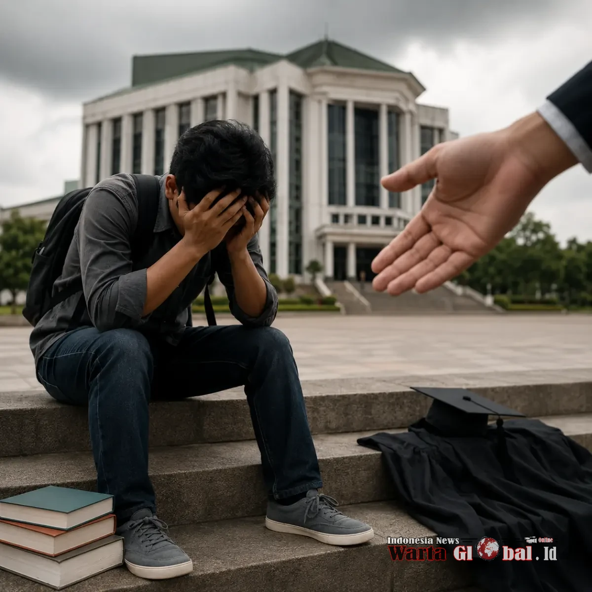TERANCAM GAGAL RAIH GELAR MAGISTER, PENERIMA BEASISWA SULBAR DESAK GUBERNUR TURUN TANGAN