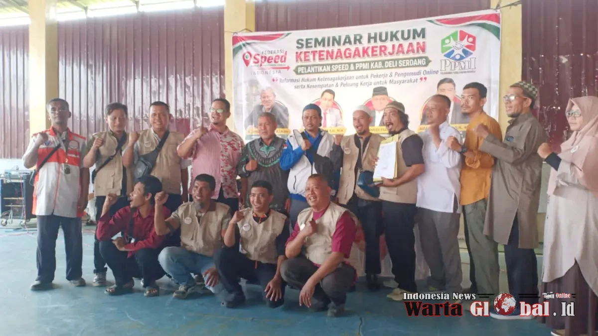 Muhammad Iqbal Resmi Dilantik Jadi Ketua DPC Speed Deli Serdang, Siap Perjuangkan Kesejahteraan Driver Ojek Online