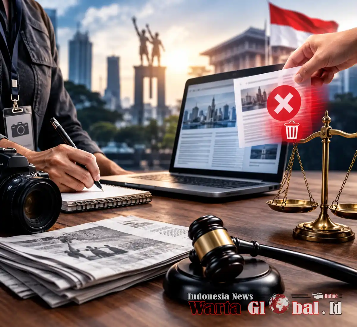 Menurunkan Berita Tanpa Alasan yang Jelas, Cermin Buruknya Profesionalisme Jurnalistik.