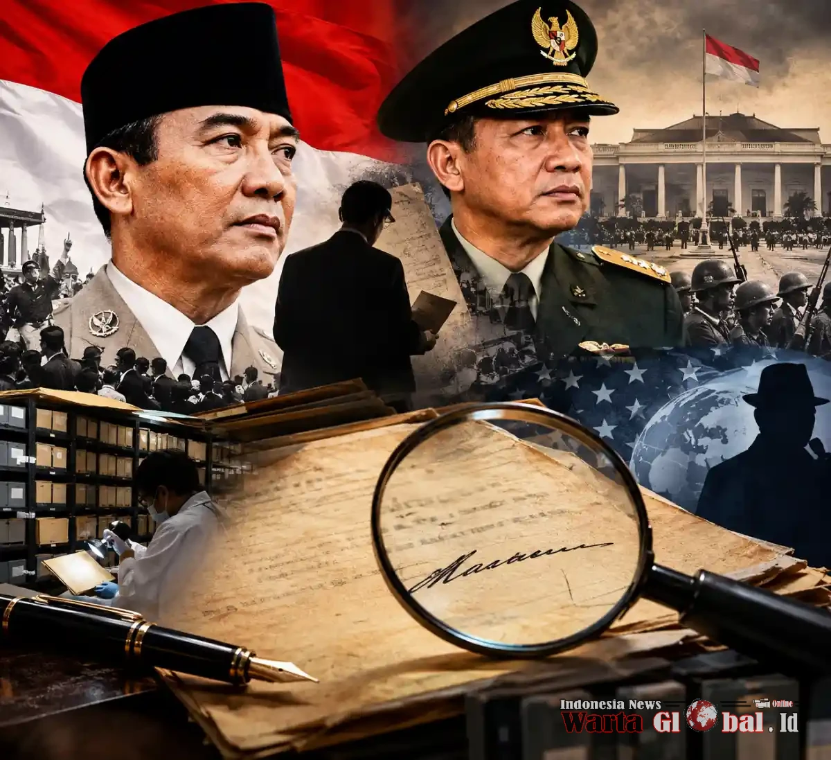 WartaGlobal BIDIK !
SUPERSEMAR: KEKUASAAN BERPINDAH, NASKAH ASLI TAK KUNJUNG TERUNGKAP