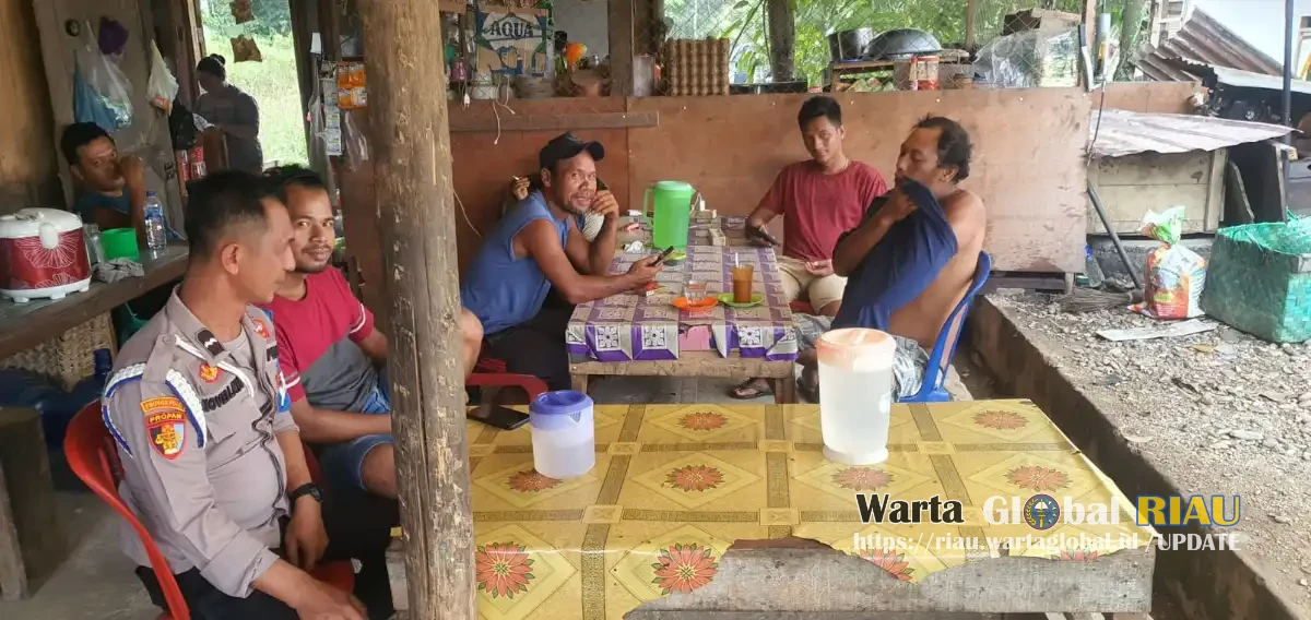 Minggu Kasih Polsek Logas Tanah Darat, Polisi Serap Aspirasi Dan Keluhan Warga Desa Lubuk Kebun