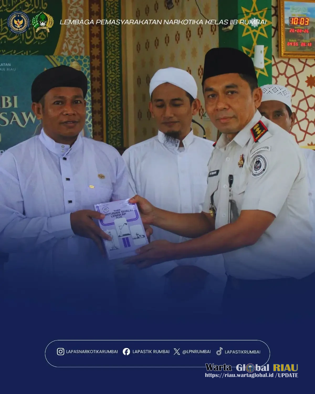 Lapas Narkotika Rumbai Peringati Maulid Nabi Muhammad SAW, Tanamkan Keteladanan Rasulullah Dalam Kehidupan