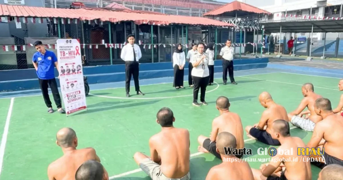 Rutan Kelas I Pekanbaru Gelar Mapenaling Dan Penyuluhan Kesehatan Bagi Tahanan Baru Rutan Kelas I Pekanbaru Gelar Mapenaling Dan Penyuluhan Kesehatan Bagi Tahanan Baru