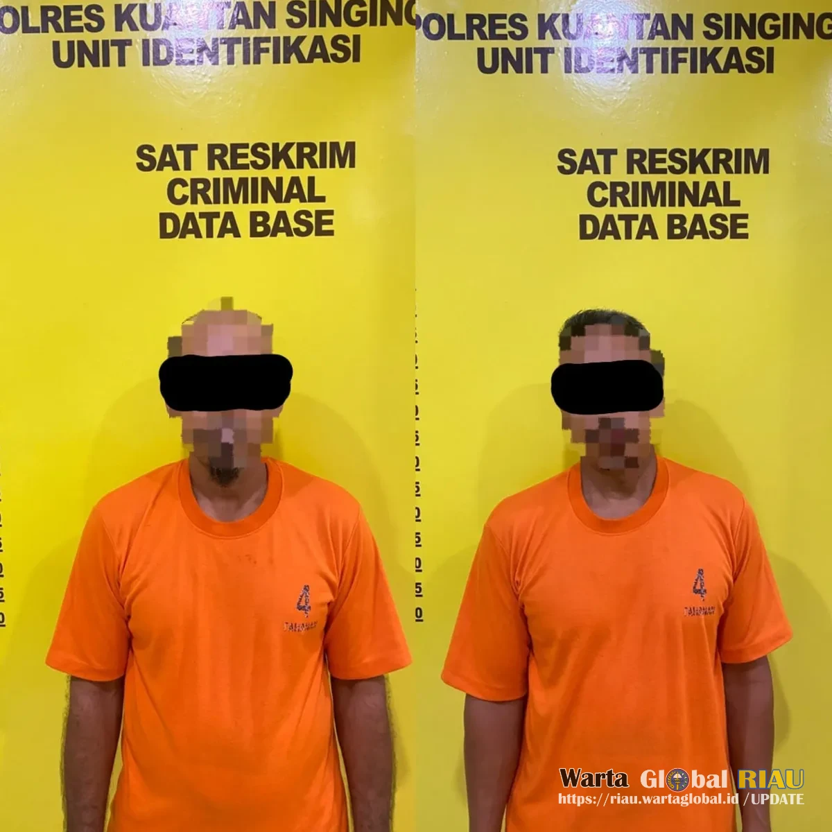Polres Kuansing Ungkap Karhutla Di Hutan Lindung Bukit Betabuh, Dua Tersangka Diamankan
