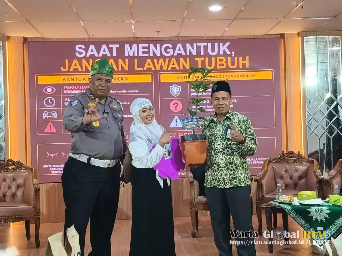 Polantas Karib Edukasi Mahasiswa UMRI Tentang Bahaya Kantuk Dan Keselamatan Berkendara