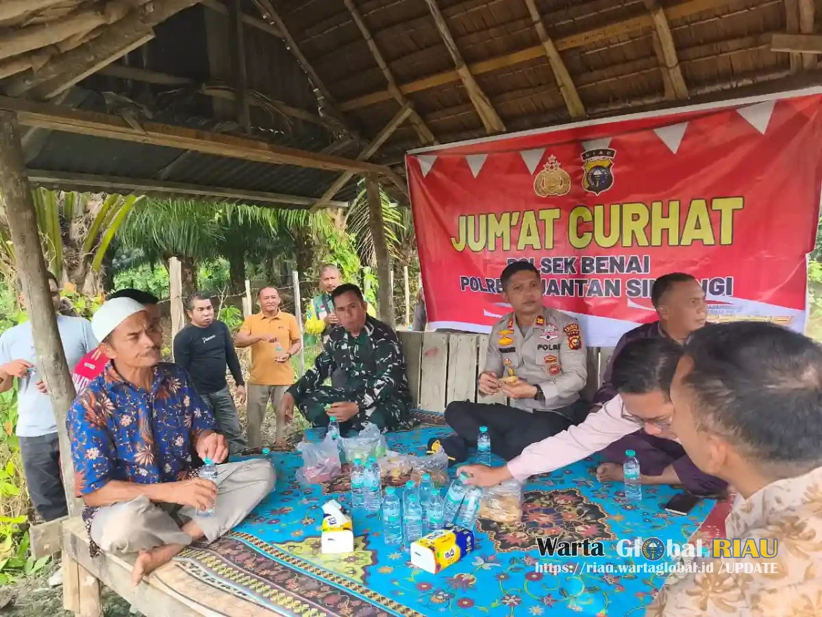 Jumat Curhat Polsek Benai Jadi Ruang Silaturahmi Dan Aspirasi Masyarakat Desa Ujung Tanjung