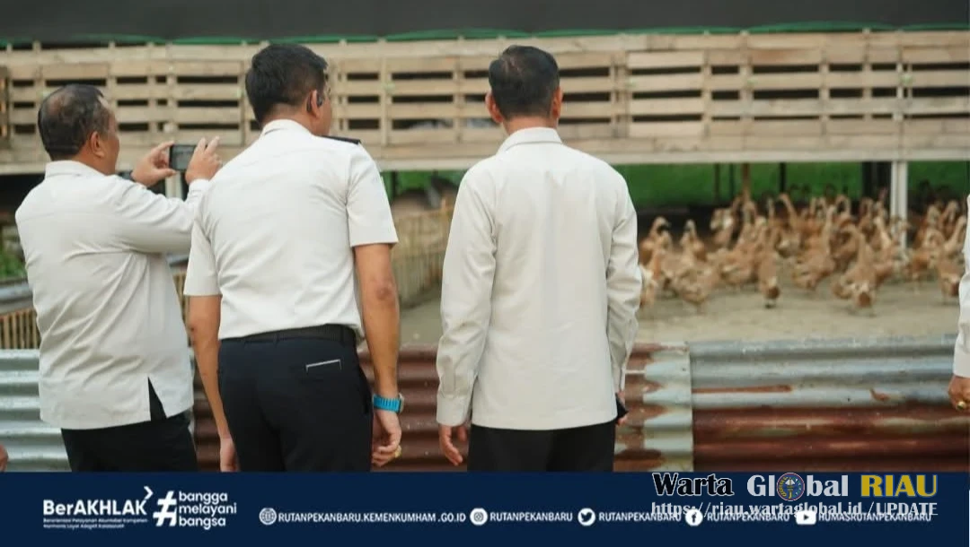Monitoring Dan Evaluasi Di Rutan Pekanbaru, Dorong Optimalisasi Kinerja Pemasyarakatan