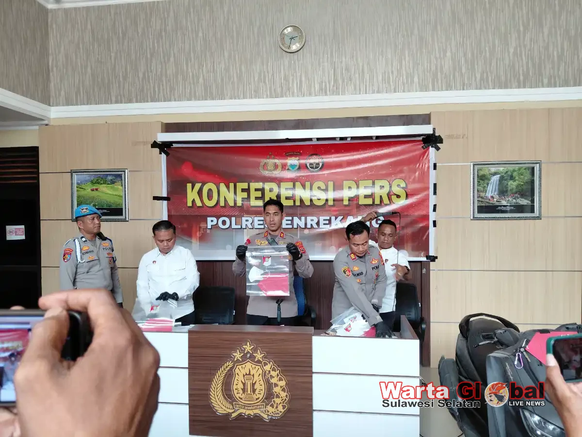 Press Release Polres Enrekang Beberkan Kronologi Pembunuhan Salma, MAR Terancam Pasal Berlapis