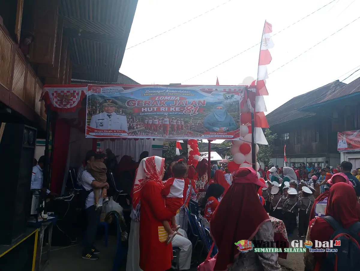 SEMARAK MEMERIKAN HARI ULANG TAHUN REPUBLIK INDONESIA KE 81 TAHUN CAMAT SEMENDE DARAT ULU MENYENGGARAKAN LOMBA GERAK JALAN SEMARAK MEMERIKAN HARI ULANG TAHUN REPUBLIK INDONESIA KE 81 TAHUN CAMAT SEMENDE DARAT ULU MENYENGGARAKAN LOMBA GERAK JALAN