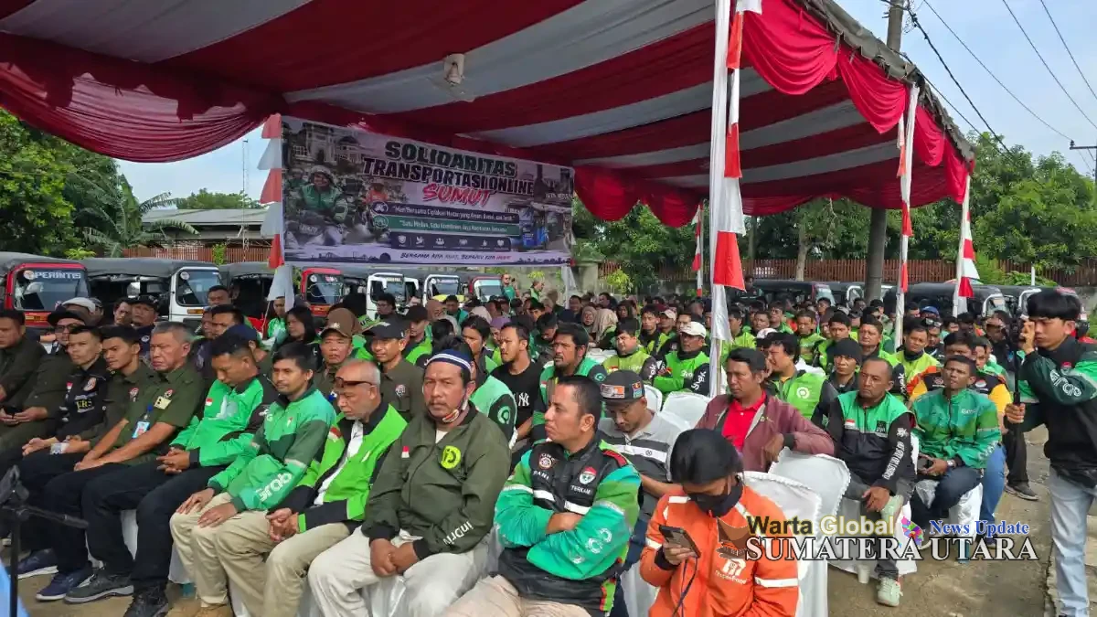 Silaturahmi Solidaritas Transportasi Online Sumut, Ojol Sumut Dukung Kamtibmas dan Kondusifitas Sumut