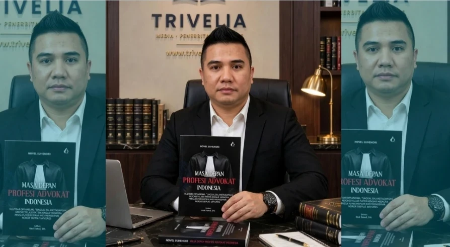 Novel Suhendri Terbitkan Buku, Tawarkan Desain Baru Sistem Advokat Indonesia